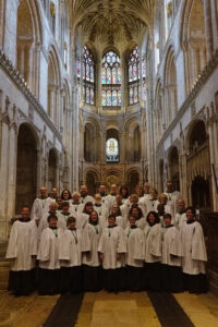 The choir inside Norwich Cathedral